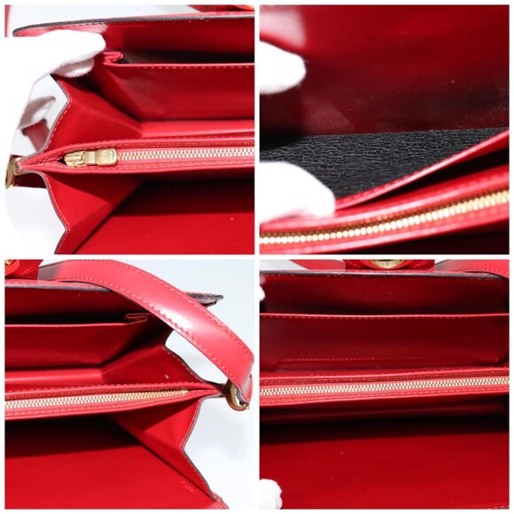 LOUIS VUITTON Epi Capuchin Shoulder Bag Red M52347 LV Auth - Picture 14 of 16